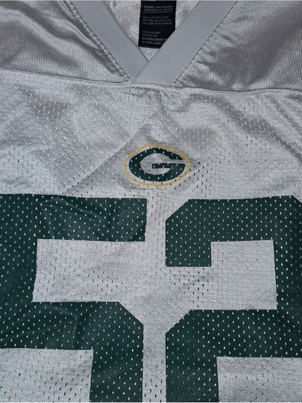 Reebok NFL Matthews Jersey White and Green Youth XL
